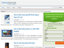 Tablet Screenshot of droidgator.com